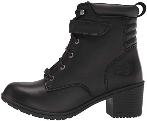 HARLEY-DAVIDSON FOOTWEAR Women's Fannin 5" Lace Motorcycle Boot, Black, 8.5 | Image 7