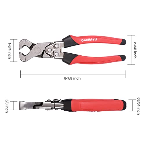 Goldblatt G02009 Pro Compound Tile Nippers 9 Inch - Shapping Plier thumb #6