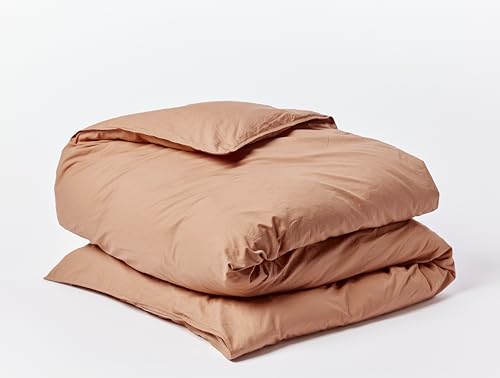 Coyuchi Crinkled Percale Duvet Cover