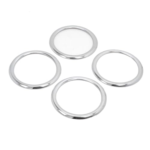 Cadre de haut-parleur chromé pour Jeep Compass 2011-2015 idéal pour rénover votre habitacle