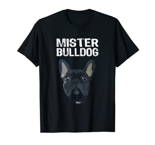 Bulldog Mister Stormhead Vintage French Bulldog Bully T-Shirt, Black