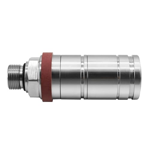 Image of AL166181 AL200979 Pull Push Type Breakaway Hydraulic Female Quick Coupler /Coupling with Dust Cap Compatible with JD 6410 6400 6420 7430