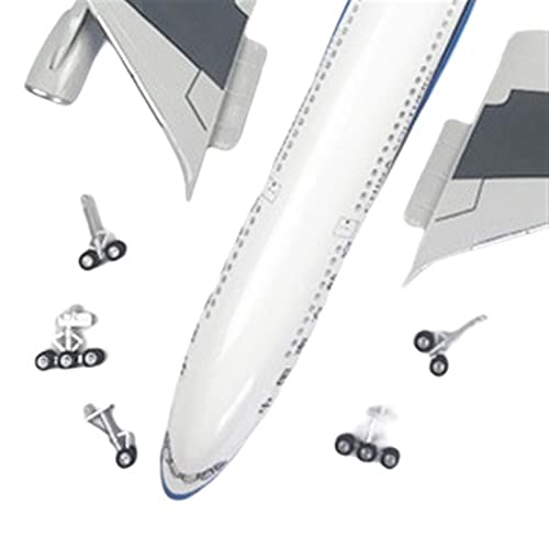 Avión de metal CLMJHG miniatura Airbus Thai Airways con luz LED 46cm 2