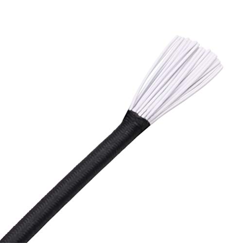 Ekev 1/4" × 25 Ft Elastic Shock Cord Bungee Ropes - Black Heavy Crafting Stretch String From 10 25 50 & 100 Foot Lengths #TOP1