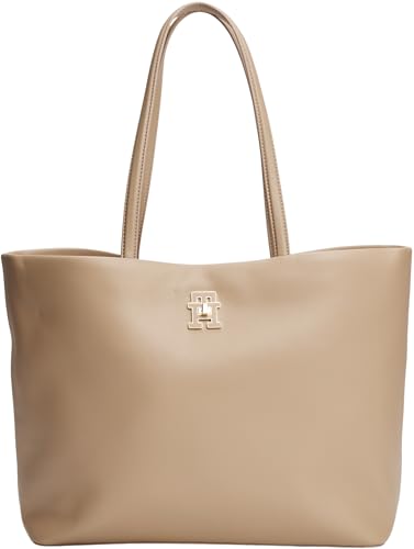 Tommy Hilfiger Damen Tote Bag Tasche Modern mit Innentasche, Beige (Coastal Taupe), Einheitsgröße