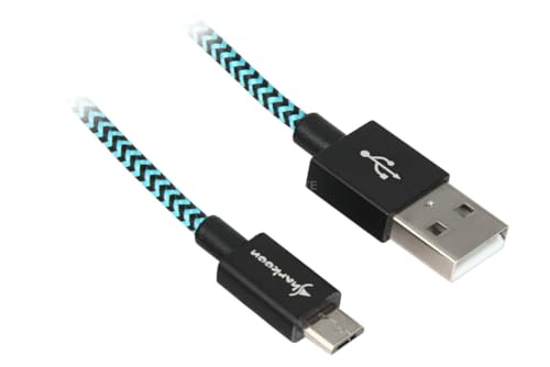 Sharkoon Kabel USB 2.0 Kabel, USB-A Stecker > Micro-USB Stecker