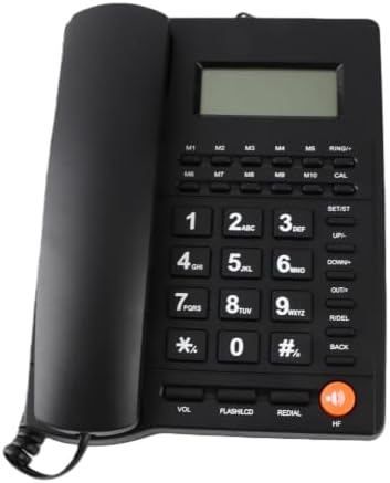 Annadue Teléfono Fijo con Cable para Personas Mayores, Identifica...
