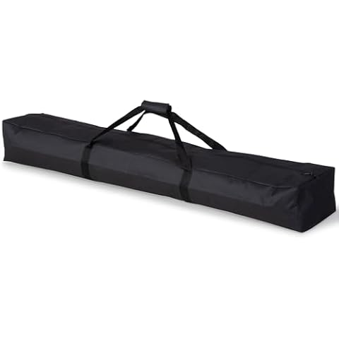SUNCREAT Hammock Storage Bag Heavy Duty Hammock Cover - 58''L x 9''W - Portable Steel Hammock Stand Carrying Bag, Black Cover