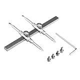 WOHPNLE Kameraobjektiv-Schraubenschlüssel, doppelköpfiges, professionelles Edelstahl-Kameraobjektivöffnungs-Reparaturwerkzeug, 10 125-mm-Objektive, unverzichtbare Kameraobjektiv-Re