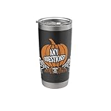 Saturday Night Live David S. Pumpkins Halloween Stainless Steel Insulated Tumbler