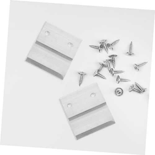 Image of DOITOOL 2 Pair Aluminum Picture Hanger Decorative Paintings Mounting Brackets Heavy Duty Mirror Art Hanging Hardware