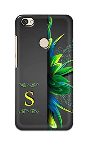 Image of Name II Initial II Letter Alphabet S Hard Back Case Cover for Redmi Y1 / Redmi Note 5A / Redmi Note 5A Prime Back Cover -(J5) VNS2222