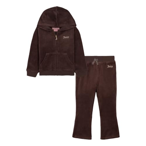 Image of Juicy Couture 2pc Zip Up Velour Jog Set