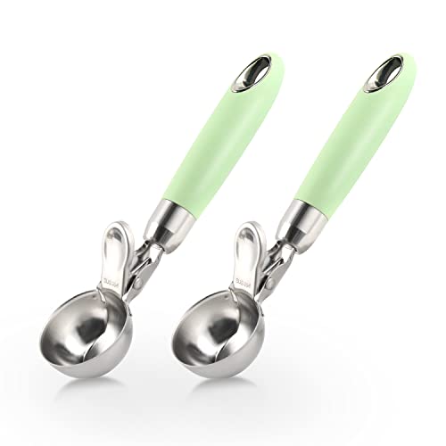 Set di 2 Cucchiaio Gelato in Acciaio Inox...