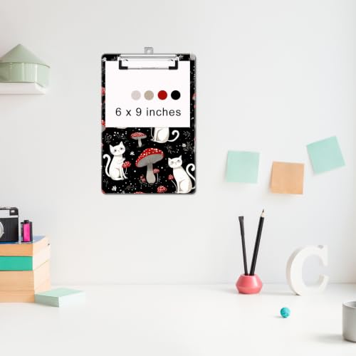Image of Small Plastic Clipboard 6 x 9 in, Standard A5 Size Fashion Clip Board