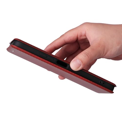 Coque Xiaomi Redmi 13 4G marron texture fibre de carbone chic - 2