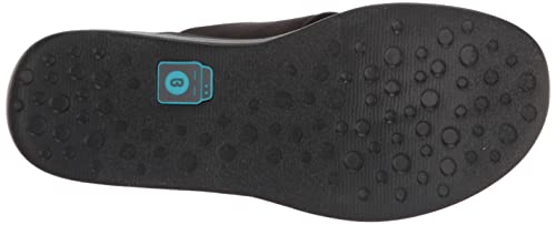 Bzees Women's Take A Bow Slide Sandal, Black, 7.5 #TOP3