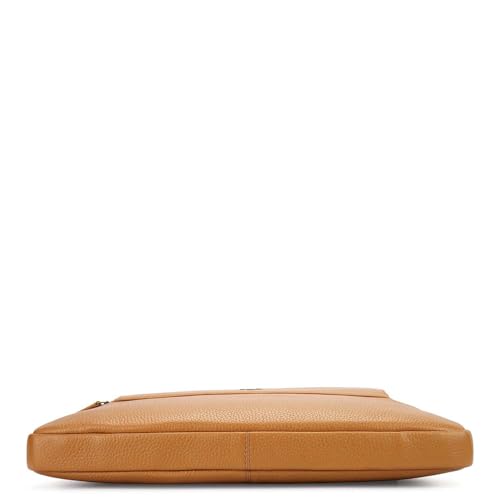Image of Da Milano LeatherLaptop Bag for Men & Women | Laptop Messenger Bag | Fits Up To 15 inch Laptop | Ideal for Office Purpose (10018A)