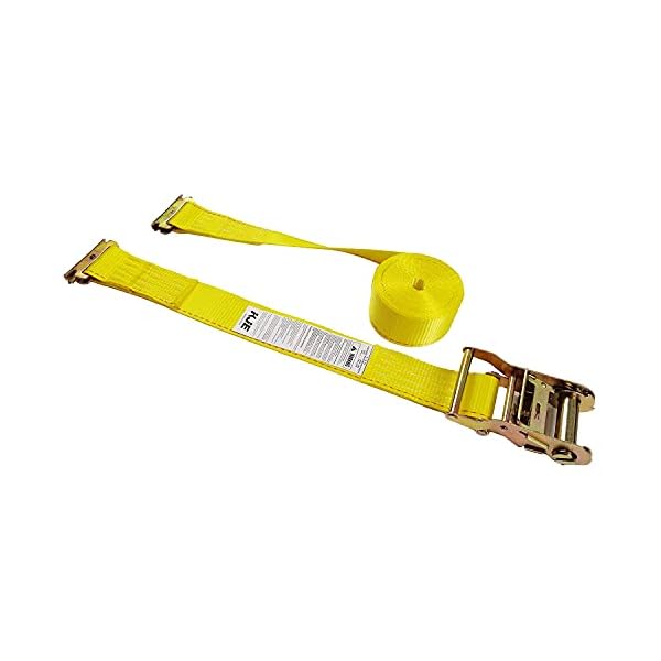 2 E Track 5,1 cm x 50,8 m Cargo Spanngurte, strapazierfähige Nockenschnalle, Spanngurte aus Polyester und E-Track… – Bild 5