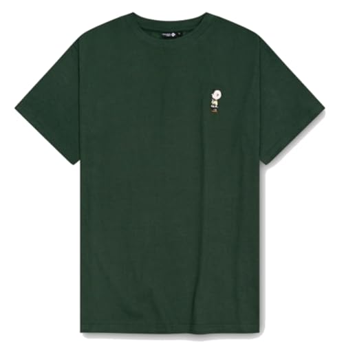T-shirt homme Bavarian Caps vert foncé XXXL haut décontracté col rond Na Merce