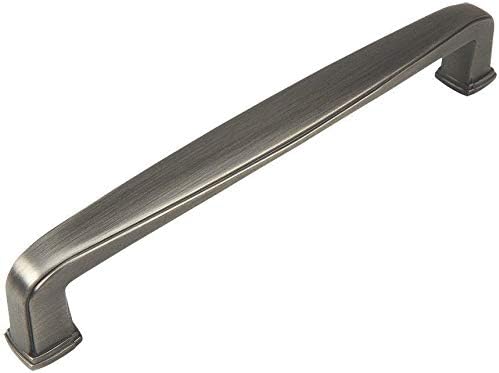 Cosmas 25 Pack 4392-128AS Antique Silver Modern Cabinet Hardware Handle Pull - 5 Inch (128mm) Hole Centers