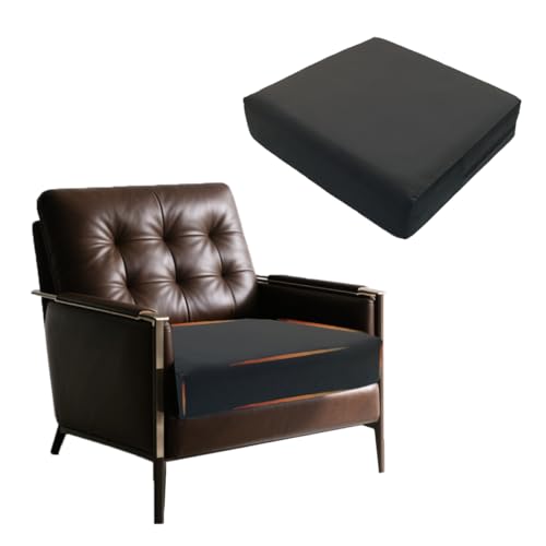 RUIXUAN Sitzerhöhung Sitzkissen Stuhlkissen Aufstehhilfe Sofa Bodenkissen Sitzpolster für Sessel & Liegesessel – Extra große Gel-Memory-Schaum Orthopädisch & rutschfest 50x50x12.7 cm