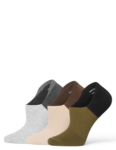 Image of HUE womens Cotton Arch Hug Liner Sock 3 Pair Pack