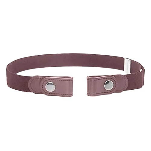 Image of REDHORNS Buckle Free Elastic Belt for Men No Buckle Stretch Belt Men's Invisible Elastic Belt for Jeans Pants Shorts Stretchable Mens Belt for 20-36 Inch Waist - Free Size