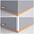 Elvone Wall Corner Protector & Edge Guard, Peel and Stick Wall Trim Moulding Inside & Outside Corner Molding Trim Caulk Strip, Self Adhesive Trim for Wall Edge,Ceiling, Countertop, 1.6” W x20’ L?White