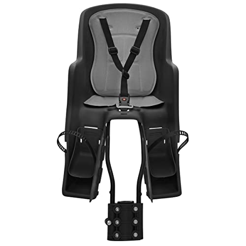 CADEIRINHA INFANTIL TRASEIRA FIXAÇÃO NO QUADRO POLISPORT ECOQUICK PRETO/CINZA UN