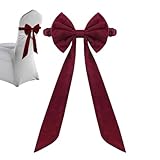 Calidad duradera: las decoraciones de sillas para fiestas hechas de tela reutilizable combinan durabilidad perenne con reutilización respetuosa con el medio ambiente, asegurando que sigan siendo una opción confiable para decorar sillas en eventos históricos, reuniones casuales y fiestas temáticas