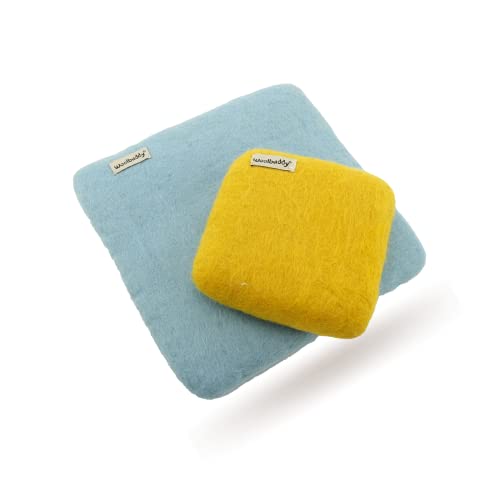 image for Woolbuddy Needle Felting Wool Mat – 6x6x1.5 Inch Pad for Felting Pro