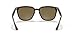 Ray-Ban Unisex RB4362 Square Sunglasses, Havana/Dark Brown, 55 mm