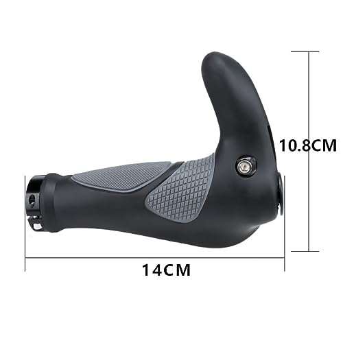 HOUSON Bicycle Grips, Ergonomic Bicycle Handlebar Grips Bike Handle Rubber Grips for Mountain Bike Road Bike - Image 2