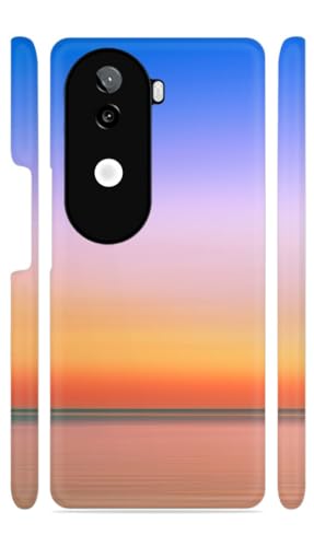 Image of Sunset View Abstract Designer Printed Hard Back Cover for iQOO Z9s 5G / Vivo V40e 5G Attractive and Uniquely Crafted Smartphone Case