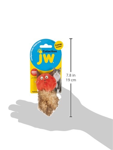 Petmate Petmate Jw Cataction Catnip Squirrel Toy, Multicolor #TOP5