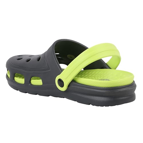 Image of Welcome Men's Casual Clogs /Sandals with Adjustable Back Strap for Adult | Comfortable & Light Weight | Stylish & Anti-Skid | Waterproof & Regular Flipflops