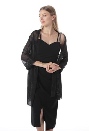 Women's Shawls and Wraps for Evening Dresses Sparkling Wedding Scarf Bridesmaid Scarves4