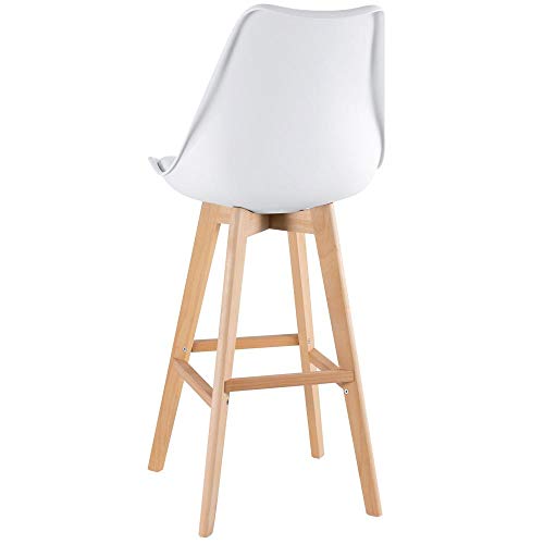 Loft7, Banqueta alta Leda - Monty - Branco