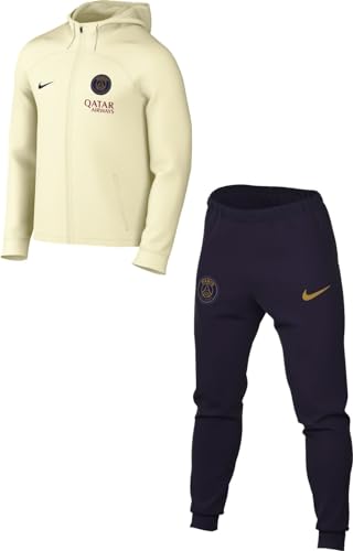 Nike Psg Tracksuit Psg M Nk Df Strk Hd Trk Suit K, Coconut Milk/Blackened Blue, DX3538-116, S
