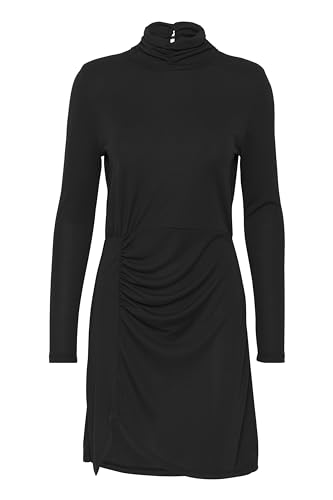 Robe décontractée à manches longues coupe droite pour femme active