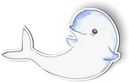 Cute Beluga Whale - 5" Magnet for Car Locker Refrigerator