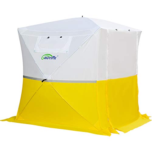 Goutime Gazebo pop up work shelter 2mx2m small event shelter party works tent garden bbq Fishing camping Multifunctional Portable shelter,Outdoor overhaul and maintenance,Vendor Events,Shower Privacy - Image 4