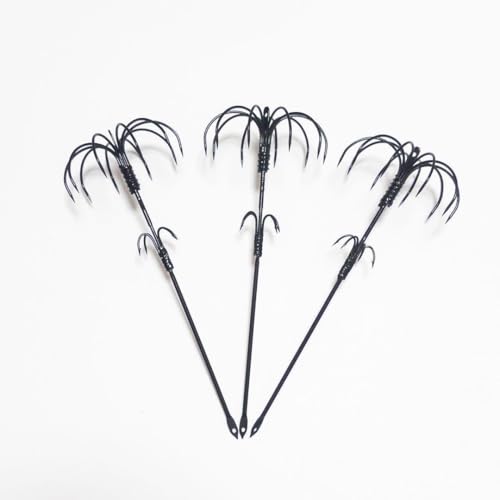 イカフック 3本セット ウキ釣り 泳がせ釣り アオリイカ 金串針 カンナ アジのサムネイル