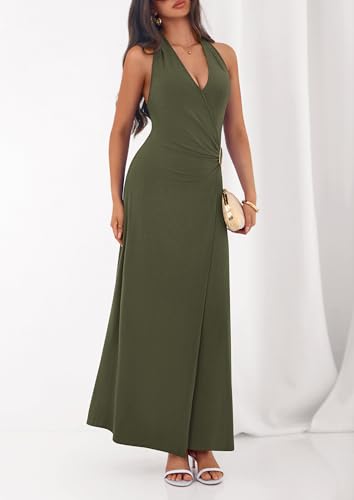 50% Off PRETTYGARDEN Elegant Halter Cocktail Dress - Image 6