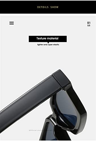 ZENYS Large Frame Outdoor Vacation Men and Women Decorative Sunglasses (Color : C, Size : 1)4