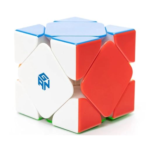 Image of GAN Skewb M Magnetic Speed Cube | Core Magnets, GES Pro Dual Adjustment & Lightest 86g Design | Magnetic Core-Positioning System & 90 Corner Cutting