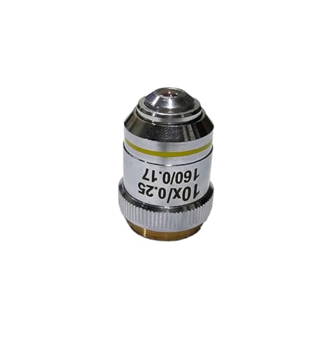 Image of Labgo 10X Objective Lens for Microscope | High-Precision Achromatic Objective for Biological, Medical & Research Applications | Compatible with Standard Laboratory Microscopes