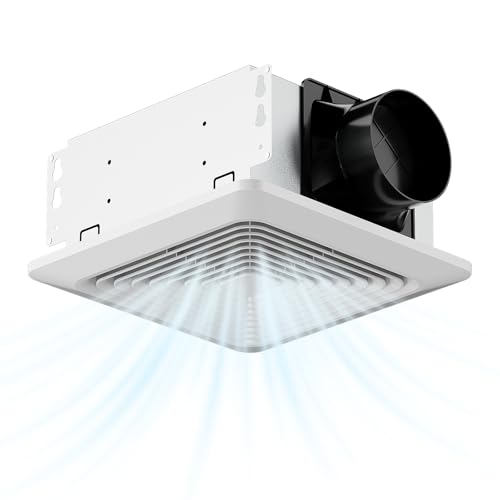 Fitop Bathroom Exhaust Fan 130CFM 1.5 Sones Ultra Quiet Ceiling