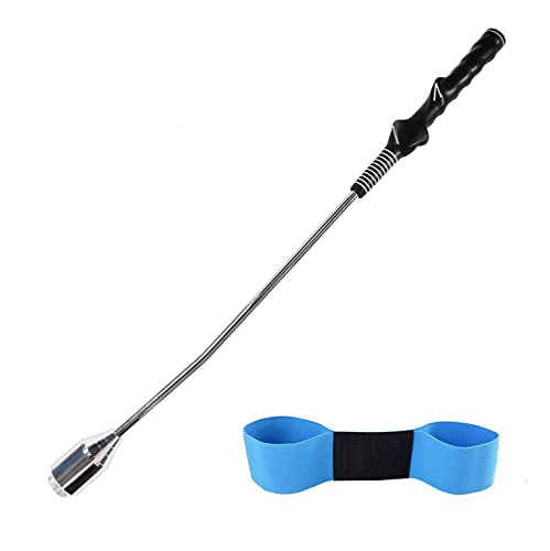 Zabbow Golf Swing Training Aids, Golf Grip Trainer For Warm-Up,Weighted Golf Club For Indoor Practice #TOP5